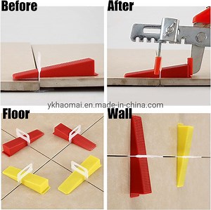 [Hot Item] Factory 1.0mm1.5mm 2.0mm Reusable ceramic Porcelain Tile Leveler Leveling System Porcelain Installation Leveler Spacers for Tile Leveling System Clips