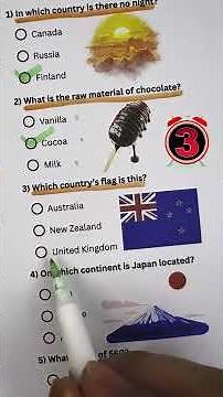 General knowledge quiz- can you get 7/7? Quiz part 502