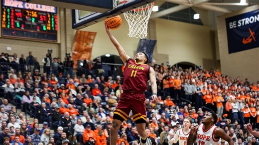 Calvin Men's Basketball Downs the Dutchmen in Saturday Night Rivalry Matchup - Calvin University