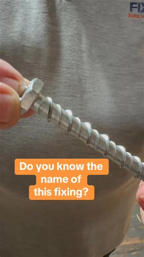 Did you get it right? An ankerbolt - also known as a thunderbolt - is a very popular concrete fixing. It is an all-metal, self-tapping concrete screw, hex head, used as a strong, one-piece, non-expansion anchor for attaching items to concrete, brick, stone, and blockwork. It's versatile, quick to install by simply drilling a pilot hole and screwing it in (like a screw into wood), and ideal for close-to-edge applications because it doesn't expand and stress the substrate, making it removable for 