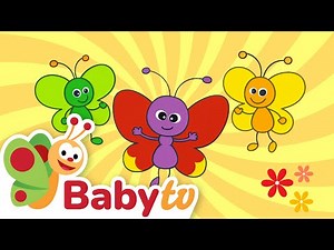 Butterfly | Animal Sounds and Names for Kids & Toddlers ‪@BabyTV‬