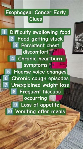 Trouble Swallowing? 10 Esophageal Signs Worth Understanding #Health