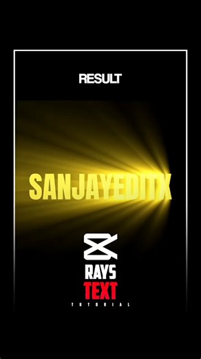 How I Create Rays Text Effects in Capcut Tutorial 🤯🔥 #edit #capcut #tutorial