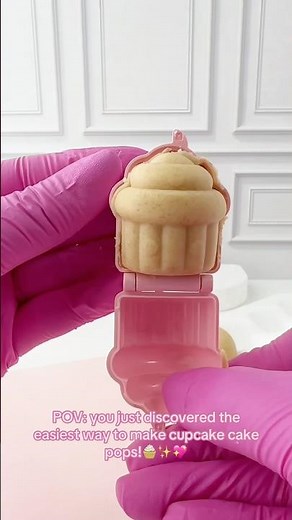 Cupcake Cake Pops in Seconds!🧁✨💖 | My Little Cakepop