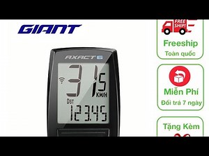 Cách lắp đặt Đồng hồ đạp xe GIANT AXACT 6 9W chi tiết