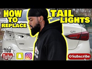 How to replace tail light 2014-2019 INFINITI Q50 Q50S