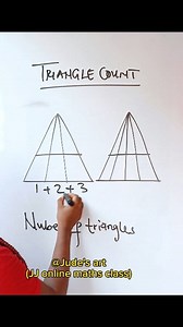 1M views · 1.3K reactions | Triangle count made easy. #viralreelsfacebook #mathtricks #mathreels | Jude's art | Facebook