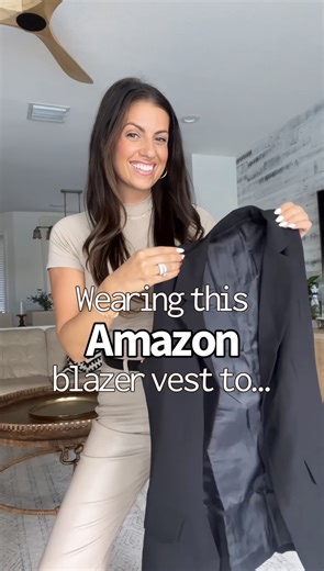 Watch Styling this blazer vest 8 ways. #founditonamazon on Amazon Live