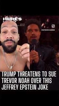 Donald Trump is suing Trevor Noah and the Grammys.