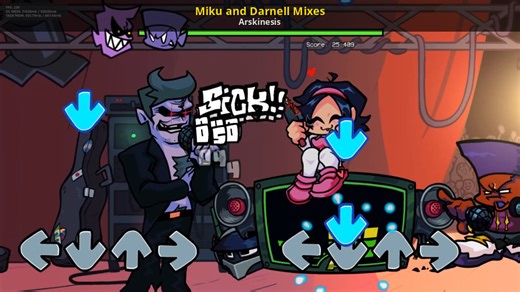 Miku and Darnell Mixes Mod for Friday Night Funkin' | FNF Mods
