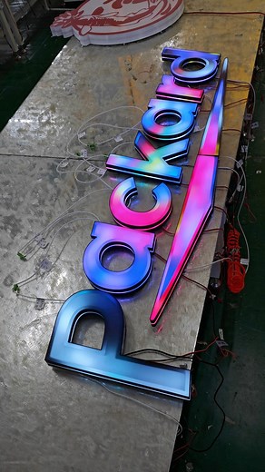 1.6K views · 16 reactions | Colorful running lights.you must haven't see before. #ledsign #led #signboard #signs | JLB sign | Facebook