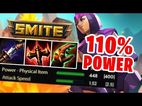 110% POWER ONE SHOTS ENEMIES NEITH CARRY - Smite Gameplay Conquest