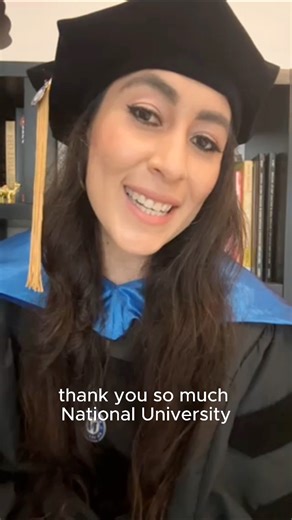 82K views · 573 reactions | Inspiring. Moving. Powerful. Dr. Flores shares her incredible journey as an immigrant student, proving that a hurricane, a pandemic, and stereotypes can't stand in the way of earning a doctoral degree. We are so proud of our #NUfam  | National University | Facebook