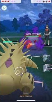 [Pokemon GO] Grunt Battle (Shadow Ghastly) #pokemongo #tiktokeffects #ghastly #tyranitar