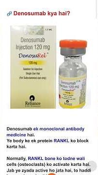 Denosumab Injection की खुराक और उपयोग की पूरी जानकारी #Denosumab #Xgeva
