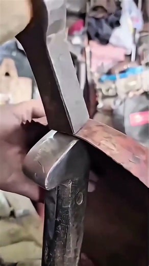 Shaping copper sheets into unique decorative items through traditional metalworking and hammering