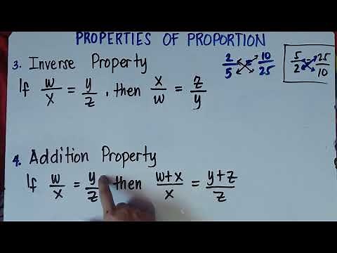 Properties of Proportion | Explain in Detailed | With Several Examples |