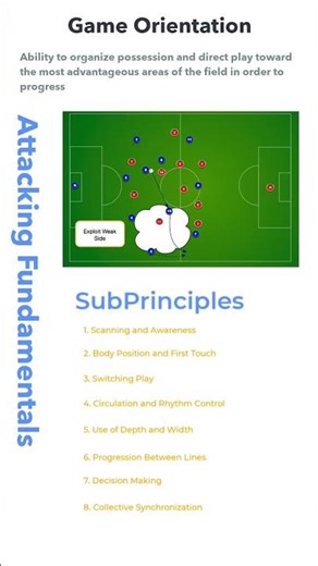 Attacking Principles in Soccer: Game Orientation