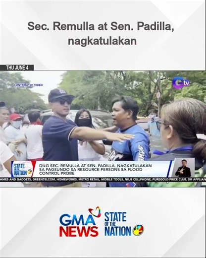 Sec. Remulla at Sen. Padilla, nagkatulakan | SONA