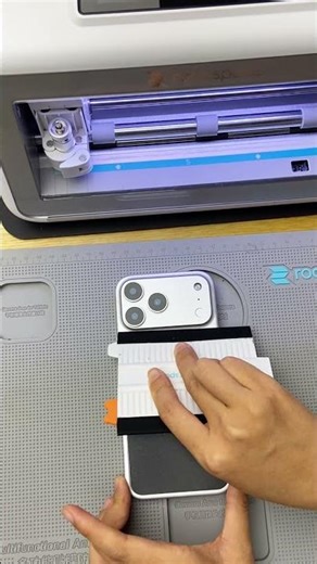 Customize your phone's back with the coolest back film! #rockspace #cuttingmachine #backfilm
