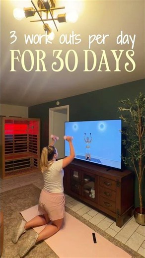3 workouts per day for 30 day’s Posting here to also hold myself accountable 🫶🩷 #workoutroutine