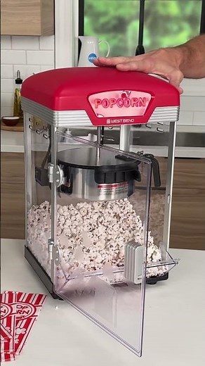 West Bend 4-Quart Theater Crazy Popcorn Maker with 10 Popcorn Bags | HSN