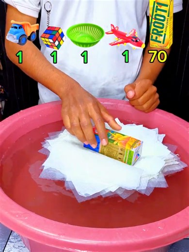 Tissue Paper Experiment: Guess the Amount Used!