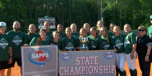 Calvary Christian wins third straight softball championship