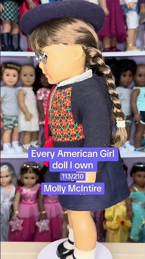 Every American Girl I Own! Molly McIntire (my very first doll) 🥰 #americangirl #dollcollection