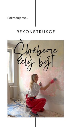Kateřina Zadražilová | Aromaterapie🪻| Low-tox 🌿 |Jóga 🧘🏼‍♀️ on Instagram: "🎨Přemýšleli jsme, jestli stačí jen přetřít barvu… nebo jít úplně od základu. A realita? Nakonec jsme se rozhodli celý byt oškrabat – všechny místnosti. Trvalo to několik dní a stálo to nervy, ale bude to mít smysl. Proč? 🔎 Proč škrábat staré zdi: • víc vrstev = barva se loupe, nedrží, • zdi jsou křivé a nerovnosti by bylo vidět i po malování, • nový štuk a barva pak drží mnohem líp a nepraská. 🛠 Jak jsme to dělali: