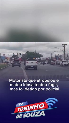 TV Toninho de Souza on Instagram: "O motorista que matou idosa de 72 anos após um atropelamento na Avenida da FEB, em Várzea Grande, tentou fugir do local logo após o acidente. Ele foi seguido por um policial à paisana que presenciou a ocorrência e acabou detido, sendo levado de volta ao local. O caso foi registrado e segue sob investigação das autoridades."