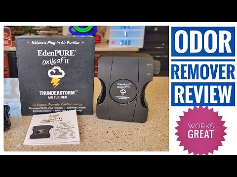Review Eden Pure OxiLeaf II Thunderstorm Air Purifier Odor Remover Small Ozone Generator