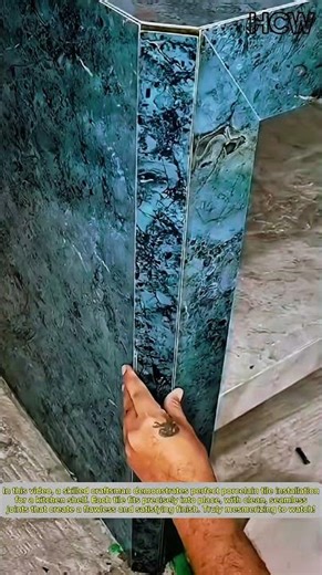 Perfect Porcelain Tile Installation.