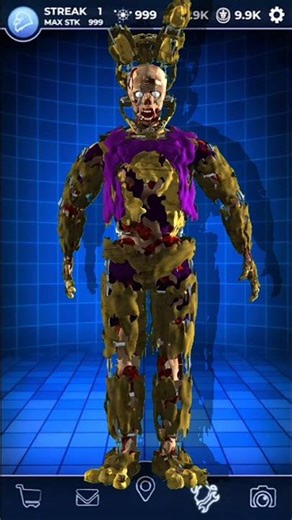 realistic springtrap moviment-workshop fnaf ar#fnaf #prisma3d #fnafar