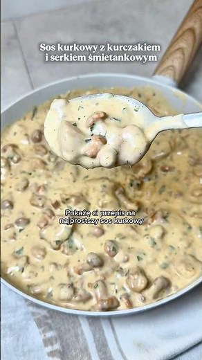 SOS KURKOWY W 15 MINUT! 🔥🍄‍🟫 #food #pyszne #przepis #recipe #obiad