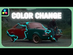 EASY Car Color Change Effect | DaVinci Resolve | Studio