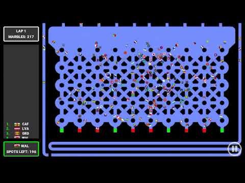 96 Countries Round Ultimate Elimination WORLD MARBLE RACE