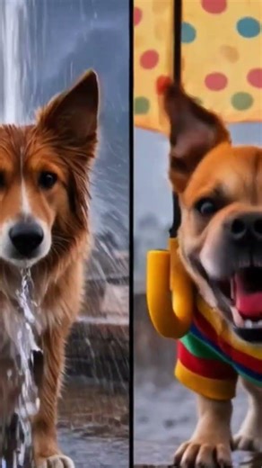 2️⃣ Sab Hans Rahe The… Lekin Is Dog Ne Haar Nahi Mani! 🐶🌧️ Inspirational Story#AnimalHero#Motivatio