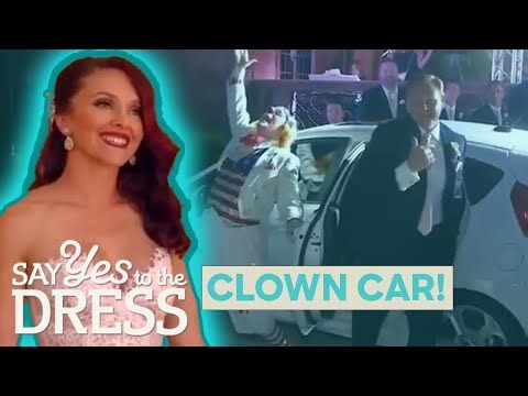 Groom Arrives At Vow Renewal In A Clown Car! | Say Yes To The Dress: The Big Day