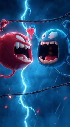 “Red vs Blue 🥵 The Exploding Balloon Showdown!”😈#shortvideo