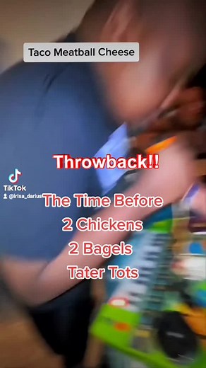 #throwback #2chicken2bagels #2chicken2bagelstatertots #twochickenstwobagels #tacomeatballcheese ##irisaanddarius #kingdarius #Darius #autismfamily
