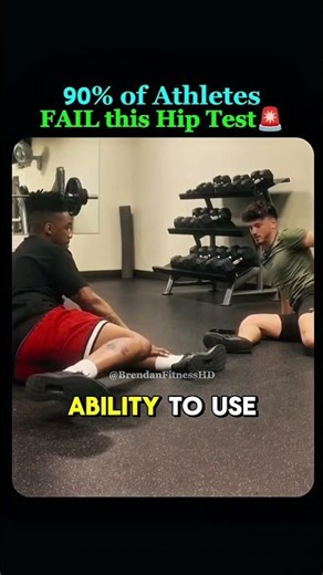 Most Athletes Can’t Pass This 90/90 Hip Challenge #backpain #exercise #hipmobility ‪@lowbackability‬