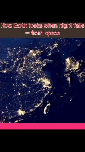 5K views · 52 reactions | ✨ Earth at Night — A View from Space ✨...