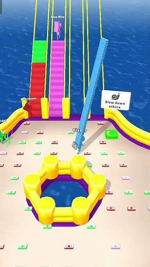 Bridge Race Game 😱 | Fastest Bridge Builder Challenge 🔥 ।। Can I Win ? ।। #bridgerace #mobilegame