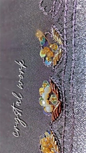 beads embroidery basic stitches #embroidery