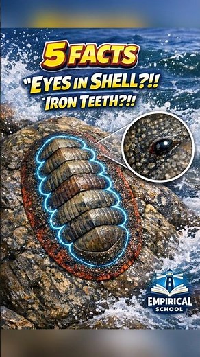 This Animal Has Eyes in Its Shell?! 😱 | Chiton Facts
