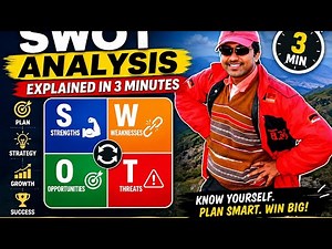SWOT Analysis Explained in 3 Minutes | Strengths, Weaknesses, Opportunities & Threats
