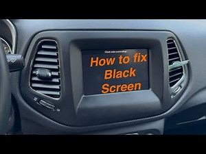 Jeep Compass Back-Up Camera Black Screen