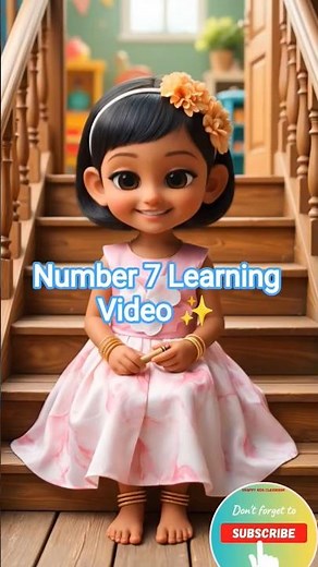 Number 7 Learning Video ✨