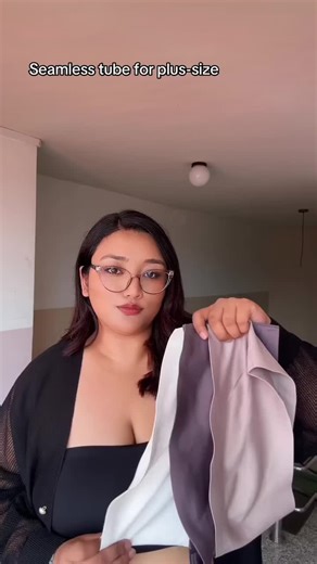 Seamless Tube for Plus-Size Fits Up to 52 Bust